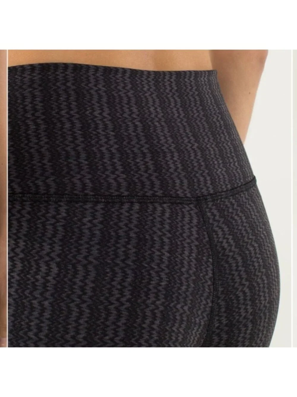 Lululemon Wunder Under Pant *High/Low Ziggy Wee September Black / Black